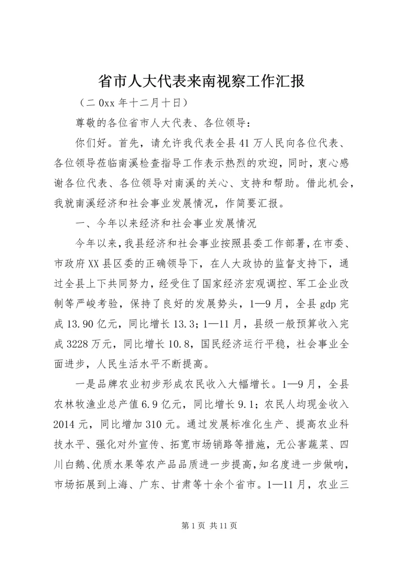 省市人大代表来南视察工作汇报 (5).docx