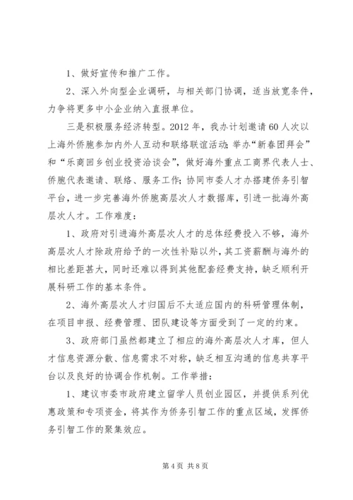 外侨办互学互比工作汇报.docx