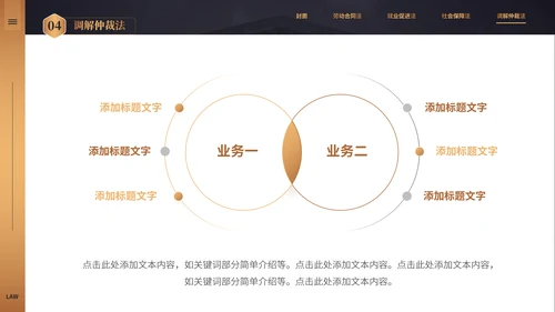 大学法律专业律师事务所法院法学通用PPT模板