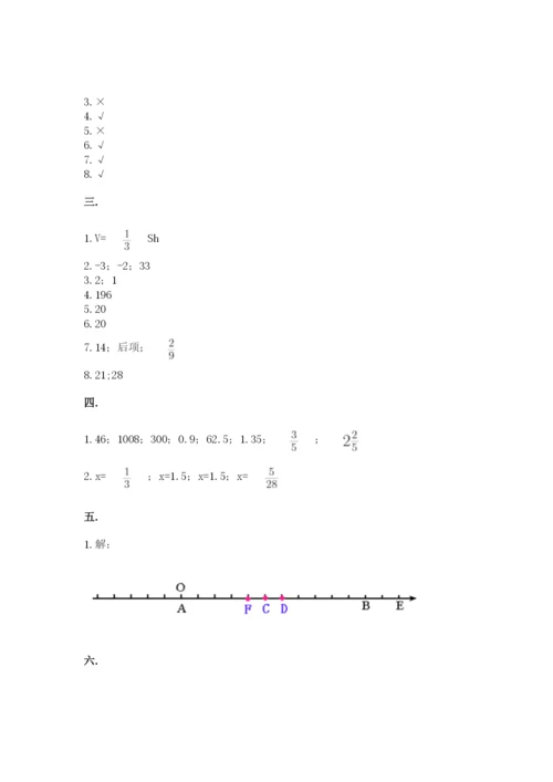 河南省【小升初】2023年小升初数学试卷精品（夺冠系列）.docx