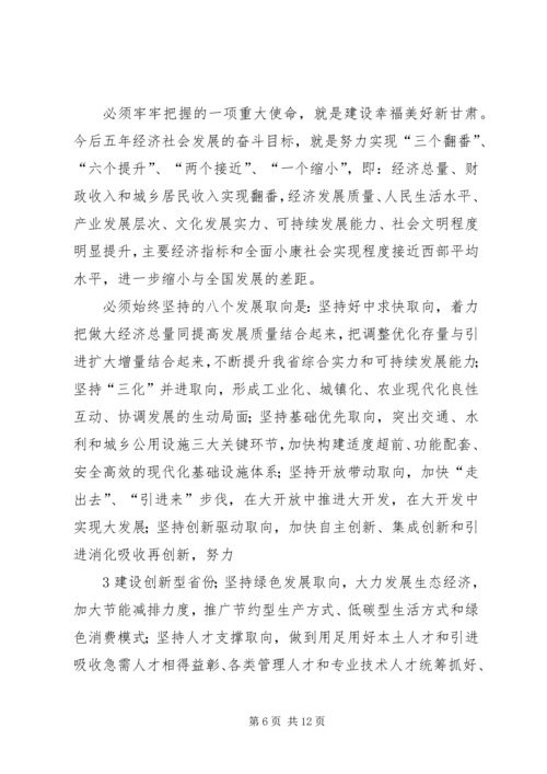 深入学习省第十次党代会和市第十二次党代会精神体会 (2).docx