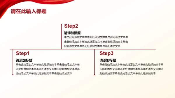 红色文化活动总结汇报PPT模板