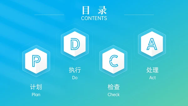 简约动态护理文书质控PDCA工作汇报PPT