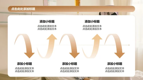 棕色简约风护理个案工作总结汇报PPT模板