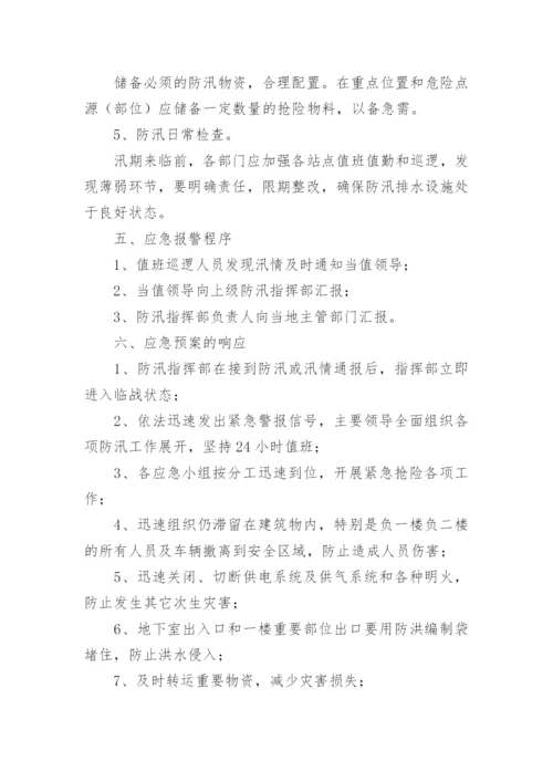 防洪防汛应急预案演练活动方案.docx