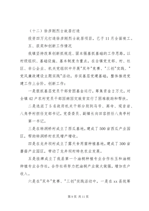 乡镇年度党的建设工作总结.docx