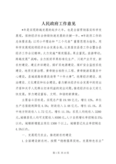 人民政府工作意见.docx