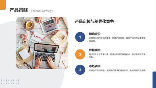 蓝色商务风大学生创业项目商业模式书PPT模板