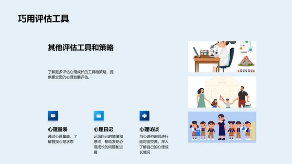 心理成长课程PPT模板