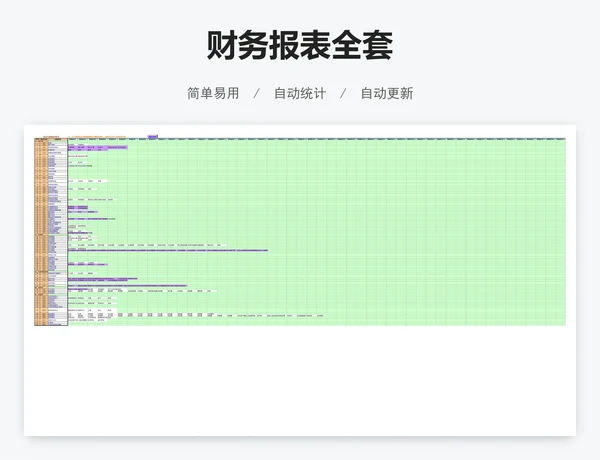 财务报表全套