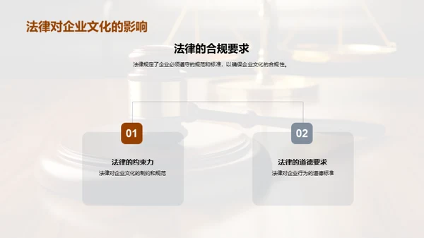 法律驱动的企业文化