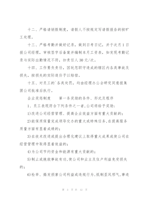 企业奖惩制度.docx