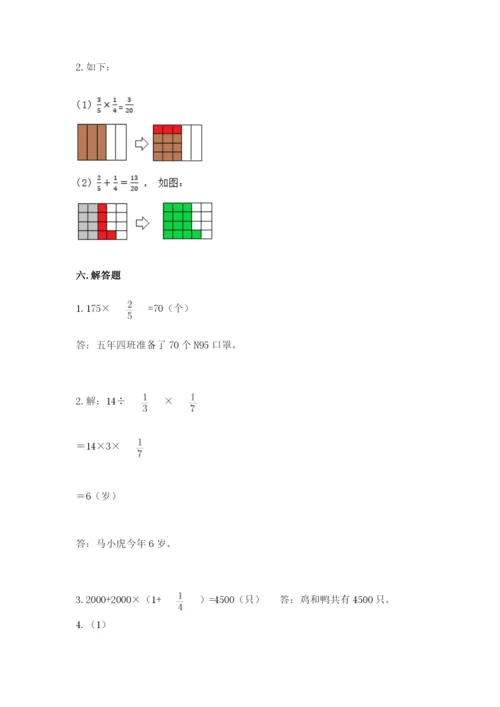 人教版六年级上册数学期中测试卷精品【考点梳理】.docx