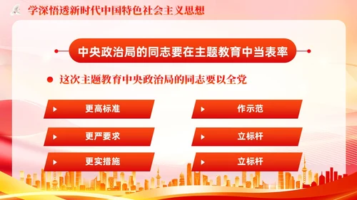 主题教育的衔接联动提出要求主题教育党课PPT党建