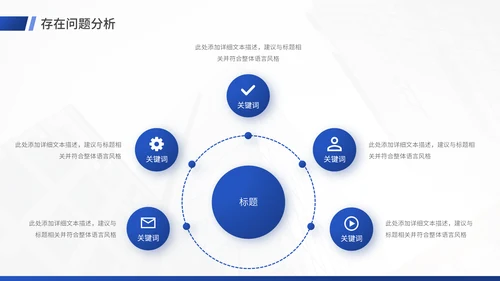 射灯创意工作总结汇报通用PPT模板