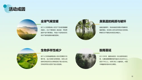 蓝色环保科普世界防止荒漠化日PPT