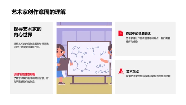 艺术欣赏课程教学PPT模板