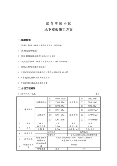 地下模板综合施工专题方案.docx