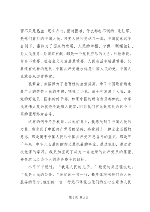 党员思想汇报某年：牢记党员职责.docx