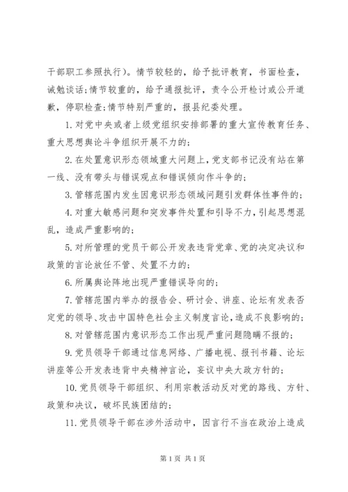 分公司意识形态工作责任制考核制度.docx