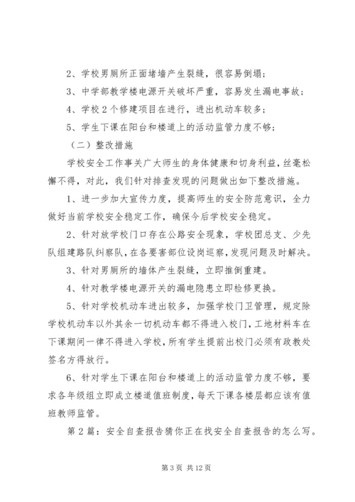 安全自查报告（干货7篇） (2).docx