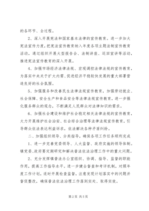 某镇普法依法治理年度工作计划.docx