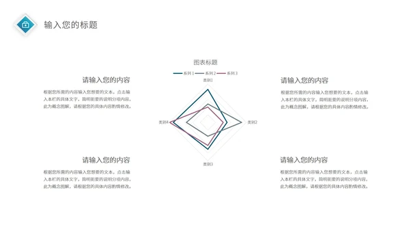 蓝色简约风医疗报告PPT模板