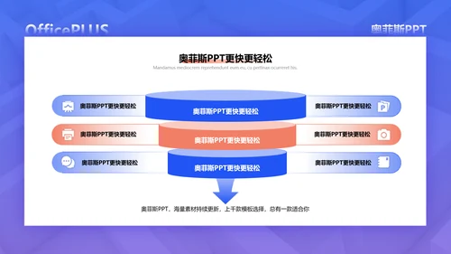 商务风办公蓝白简约风入职培训PPT套装