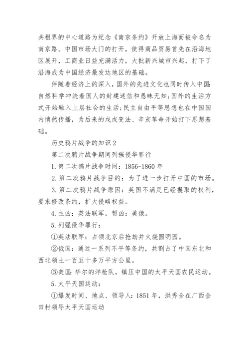 历史鸦片战争的知识点总结.docx