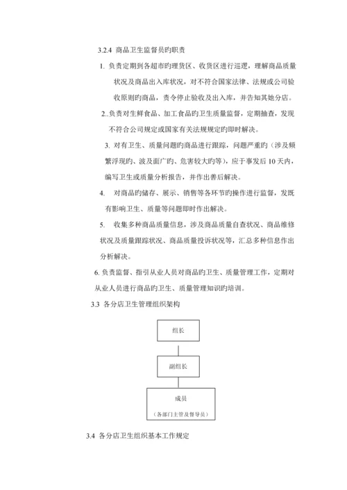 店卫生管理新版制度.docx