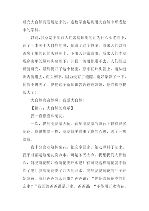 大自然的启示作文.docx