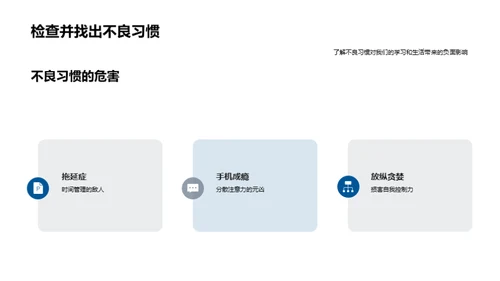 塑造习惯 改变人生