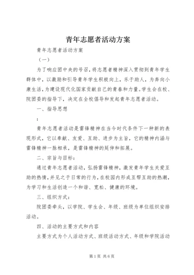 青年志愿者活动方案 (11).docx