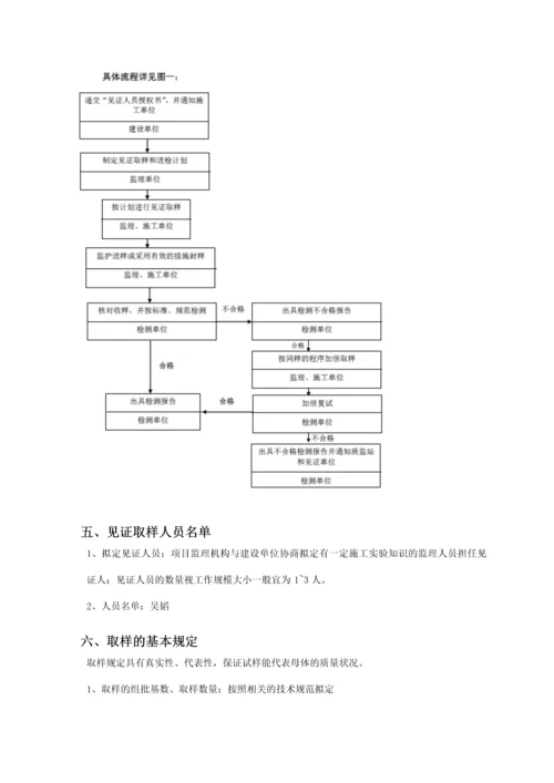 见证取样监理方案.docx