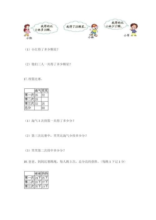 小学二年级数学应用题大全附答案ab卷.docx