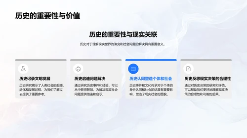 历史学科学习指南PPT模板