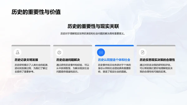 历史学科学习指南PPT模板