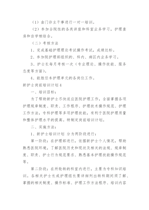 新护士岗前培训计划.docx