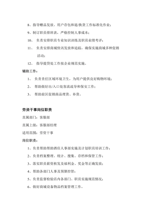 国大商城客服手册模板.docx