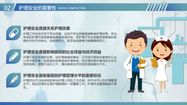 医疗护士护理安全管理通用PPT模板