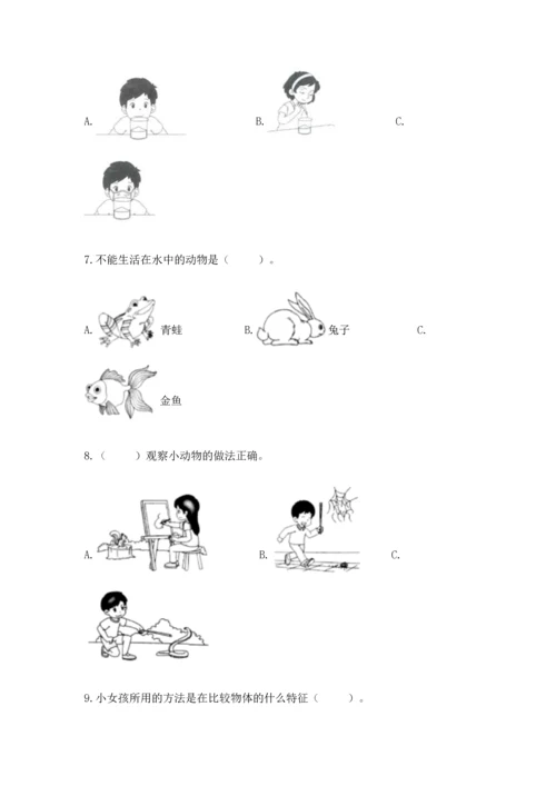 教科版一年级下册科学期末测试卷精品（a卷）.docx