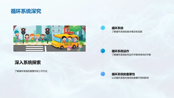 初中生理系统解析PPT模板