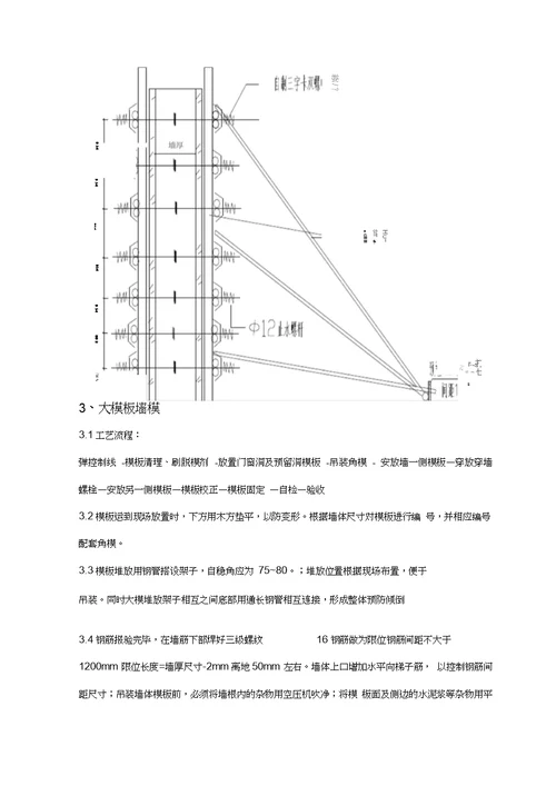 模板施工方案技术标.