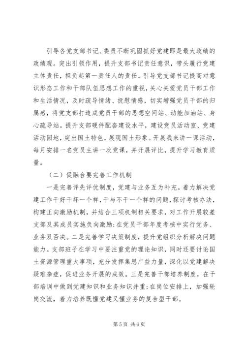 党建深度融合协同发展的思考.docx