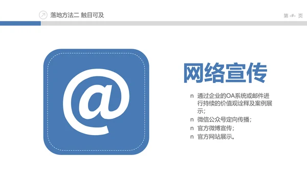 企业文化落地PPT模板