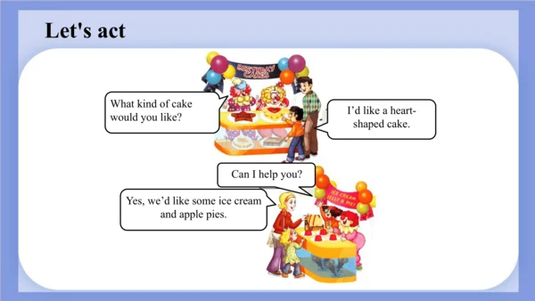 Unit 3  Would you like to come to my birthday part