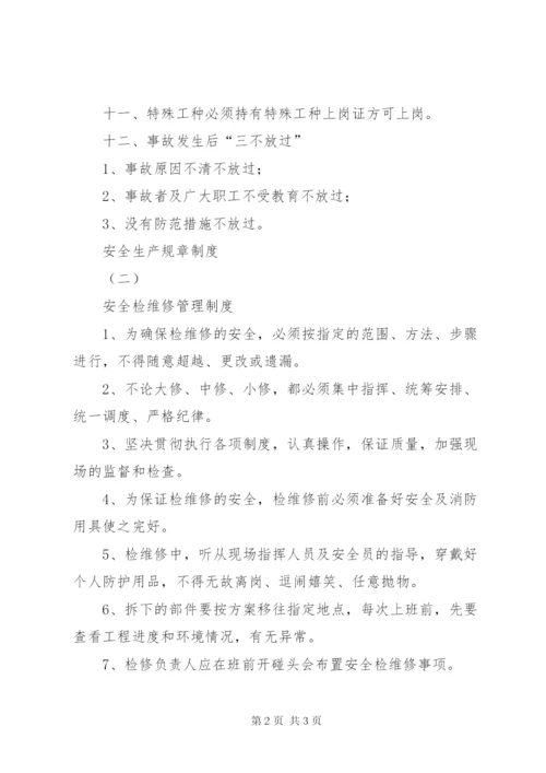 安全生产规章制度 (17).docx