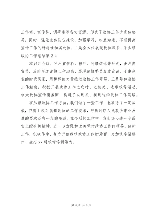 乡镇政协工作总结 (4).docx