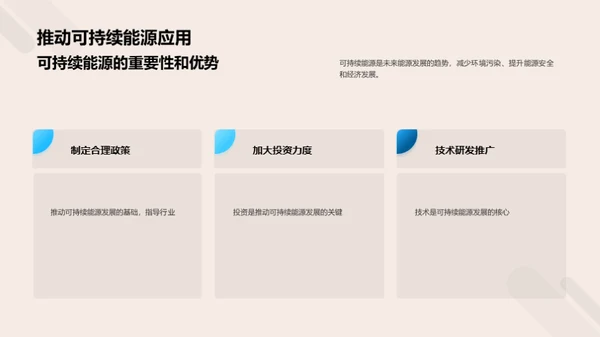 可持续能源的重要性与应用