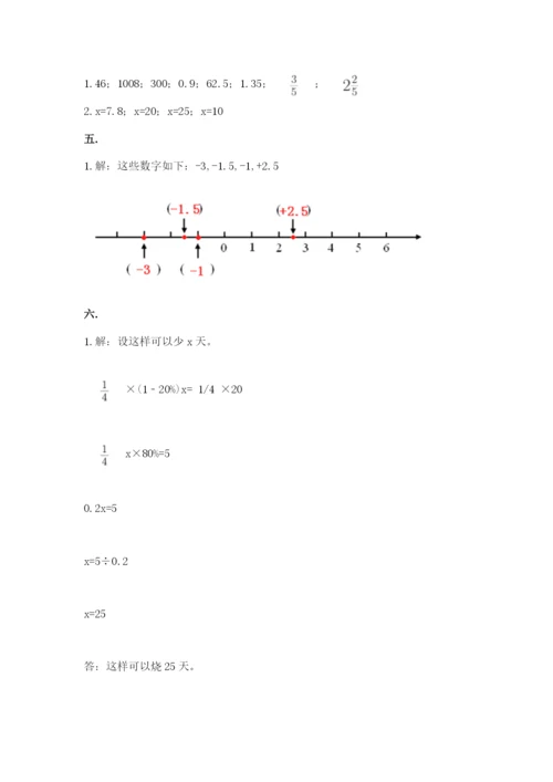 洛阳市小学数学小升初试卷附参考答案（培优）.docx